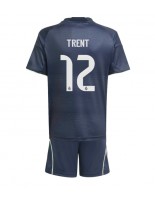 Real Madrid Alexander-Arnold #12 Bortedraktsett Barn 2025-26 Korte ermer (+ bukser)